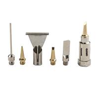 NiuLumea 6 puntas de soldador tipo bolígrafo, para soplete de gas, plateado y amarillo, tareas de soldadura y fusión