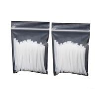 NiuLumea 600 unids 175mm filamento conector impresora, silicona empalmador ABS PC para reducir el desperdicio de impresión