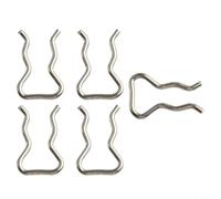 NiuLumea Abrazaderas de tubo de retorno de acero inoxidable 5 unids inyectores comunes F00RJ00322 F00VC22003 14mm diámetro