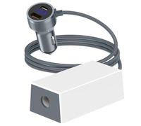 NiuLumea Adaptador de amplificador de voltaje, entrada de 12-24 V a salida de 36 V 175 A con USB dual de 65 W y USB para puertos de carga A, IP66 impermeable para coche, RV, camión, barco