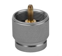 NiuLumea Adaptador de propano para tanque de estufa de 1 libra, conector de válvula acopladora de cilindro de gas de aleación de aluminio, camping, senderismo, suministros de cocina al aire libre