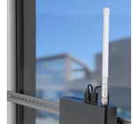 NiuLumea Antena de fibra de vidrio 868MHz 915MHz 7dBi Helium Hotspot HNT Miner, antena LoRa para exteriores con conector macho tipo N