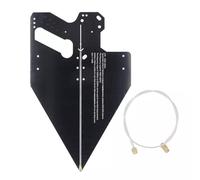 NiuLumea Antena periódica de registro HT8 de 0.1-12 GHz de búsqueda de dirección y monitoreo de espectro, ganancia de 7-12 dBi, conector, para pruebas EMC y reconocimiento inalámbrico