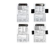 NiuLumea Aviación de aluminio para rodillera piloto con bloc de notas, planificación y grabación de vuelo, modelos IFR y VFR