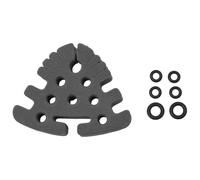 NiuLumea Bandeja organizadora de herramientas con correas, espuma EVA, accesorios de pesca para tijeras, carretes de pegamento, 9 x 7 cm, color negro