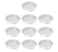 NiuLumea Bandejas de goteo transparentes para macetas, platillos de plástico transparente para almacenamiento de agua, plato PET BPA para decoración del hogar y jardín (6 pulgadas)