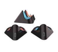 NiuLumea Base de carga triangular portátil para Nintendo Switch 2-8.8 x 3.6 x 6.6 cm, plástico ABS, para diseño compacto y ligero, para consola Switch 2