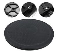 NiuLumea Base giratoria para monitor y computadora, soporte ABS resistente con rodamiento de bolas de acero 20/25/30/40 cm, color negro