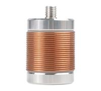 NiuLumea Bobina de inducción M10 de 40 m Jpc-7 antena SW de onda corta, 150 W, 40 m de longitud de bobina, plata + cobre