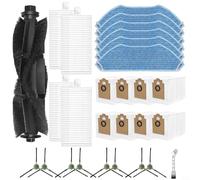 NiuLumea Bolsas de polvo para aspiradora Lefant M2 Pro M2s Pro, cepillo principal, cepillos laterales, filtros, trapeadores, cepillo de limpieza para un mantenimiento eficiente del hogar (B)