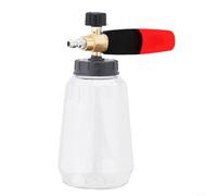 NiuLumea Botella de jabón de espuma a presión para lavadora con capacidad de 1 para L, boquilla de pulverización ajustable y conexión rápida de 1/4 pulgadas para coche, techo de barco y limpieza al