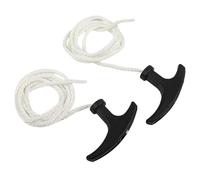 NiuLumea Cable de arranque de 49 cc de 950 mm, 2 piezas para Moto Quad para bicicleta, ATV, cortacésped, motosierra, desgaste para mango de plástico