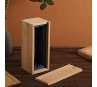 NiuLumea Caja de almacenamiento de madera con tapa deslizante, cajón extraíble para recuerdos, boda o Nochebuena, 20 x 10 x 8 cm, madera de pino