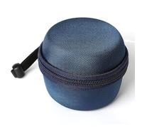 NiuLumea Caja de almacenamiento para reloj Huawei Watch GT6, 85 x 80 x 70 mm, funda protectora portátil con forro polar, interior extraíble, para viajes de diseño compacto, compatible con negro/azul