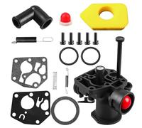 NiuLumea Carburador para 93902 10C902 9J902 9S502 9T702 795475 790206, 499809 498809A 494406 795477 794147 699660 y Wolf 200 5 641 7. Incluye membranas de bomba de combustible de filtro de aire