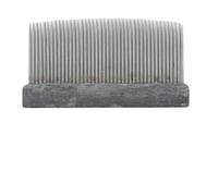 NiuLumea Cepillo de limpieza para violín, violonchelo, crin de caballo, aguja de hierro, 55 cm, plateado, diseño ligero para desenredar, 1 paquete