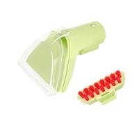 NiuLumea Cepillo resistente para manchas de 4 pulgadas con cabezales reemplazables para Little Green 1400B 4075 1425 2458 3194 3353 limpiador de alfombras mango de plástico manual (1+1)