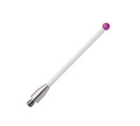 NiuLumea CMM - Mango roscado para varilla de porcelana de cabeza esférica roja, barra de extensión de lápiz capacitivo superficies delicadas y EDM, resistente al desgaste