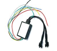 NiuLumea Controlador de señal de maletero de coche compacto con luces de flujo secuencial, para doble voltaje 12V/5V señal de giro y módulo de lámpara de freno para exterior automático (12V)