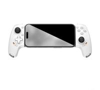 NiuLumea Controlador de teléfono móvil para Android con palanca de mando y gatillos de efecto Hall, USB-C con cable BT modo dual, diseño telescópico 115-193 mm, color blanco