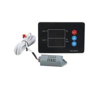 NiuLumea Controlador de temperatura y humedad con doble salida de relé, pantalla digital, termostato, incubadora, invernadero, -20 °C a 60 °C para rango