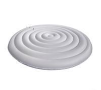 NiuLumea Cubierta inflable para bañera con ajuste ajustable, para spa o piscina, para 128 cm, 158 cm, 180 cm, material de PVC y diseño a prueba de fugas para una fácil instalación (blanco sin H)