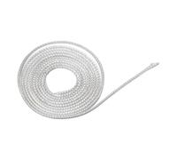 NiuLumea Cuerda plana para estufa de alta temperatura, 10 mm x 3 mm, junta de sellado de fibra de vidrio, quemador de leña, horno para puerta, horno, intercambiador de calor