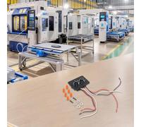 NiuLumea DC 12 V 24 V 2 Gang LED regulador de intensidad para PWM, 120 W, ajuste de brillo giratorio, RV, remolque de camping, barco, para color negro