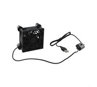 NiuLumea Dispositivos electrónicos axiales del refrigerador del flujo 5V de la fan USB de poco ruido de 80m m y gabinetes