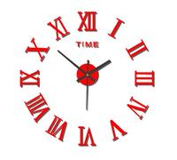 NiuLumea DIY - Reloj de pared luminoso acrílico silencioso sin pinchazos para decoración de dormitorio, sala de estar, 40 cm, pantalla de luz nocturna