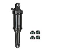 NiuLumea Downhill Mountain - Amortiguador trasero para bicicleta 165190210230 mm con forro de 8 x 24 mm, áspero para terreno, aleación de aluminio, presión máxima de 300 psi, válvula AV, para negro