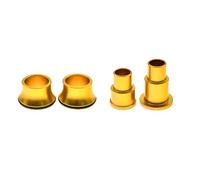 NiuLumea Eje de rueda delantera trasera para espaciador de buje CNC para Surron LightBee Electric para motocicleta, aleación de aluminio, ligero y de alta resistencia, 2 separadores delanteros + 2