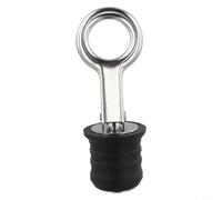 NiuLumea Enchufe de drenaje marino ajustable tipo empuje 25mm 32mm 304 acero inoxidable cebo offshore pozo casco vivo bien (32 mm)