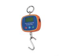 NiuLumea Escala colgante LCD de doble cara recargable de 300 kg, báscula industrial portátil de grúa con gancho de acero resistente, logística electrónica del medidor de peso