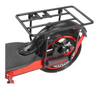 NiuLumea Estante de carga trasero plegable 1S Scooter eléctrico, Portaequipajes de metal resistente al desgaste con fácil instalación, negro (negro)