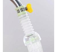 NiuLumea Filtro de agua telescópico giratorio de 360 grados, aireador, ahorro de agua, para material de polipropileno, se adapta a 26 mm para una salida máxima, incluso para lavar verduras y platos