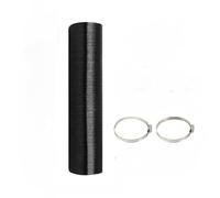 NiuLumea Flexible para conducto de calentador diésel de 75/100 mm, 0,8 m con 2 abrazaderas, manguera de escape de PVC de aluminio de 5 capas que amortigua el ruido, aire acondicionado portátil