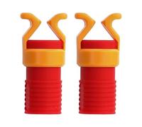 NiuLumea Funda de fijación de tornillo para destornillador, para soporte de plástico que evita caídas y sesgos, mango ligero de ABS con puntas largas, para llevar, 2 piezas