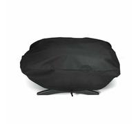 NiuLumea Funda impermeable para parrilla Weber Q100/1000 Series, cordón ajustable, cubierta protectora de poliéster, 67 x 44 x 32 cm, color negro