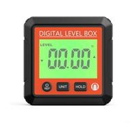 NiuLumea Inclinómetro digital portátil y buscador de ángulo ABS con bloqueo de datos alineación de neumáticos y configuración de máquina, 58 mm