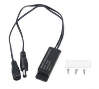 NiuLumea Interruptor de controlador de luz automática interior DC5-24V 60W | 5.8GHz para frecuencia, detección de 360°, rango de 3-6m, carga de 60W, carcasa de plástico, opciones blanco/negro