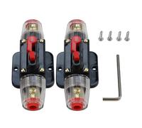 NiuLumea Interruptor de disyuntor de 12 V-24 V CC, fusible reajustable de 40 A con sobrecarga para protección, reinicio manual, adecuado solar, para uso marino, inversor, aplicaciones de carga de