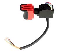 NiuLumea Interruptor de gatillo de repuesto para herramientas eléctricas Bosch SB12BL, SB18LBL, BS18LBLQ, SSD12BL y 343411770, 7.2-24V 16A, para negro y rojo
