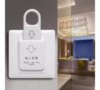 NiuLumea Interruptor de tarjeta de inserción de llave de ahorro de energía, activador de acceso a habitación de hotel, paquete de 5 o 10 unidades para el hogar y la oficina