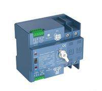 NiuLumea Interruptor de transferencia automática de doble potencia 2P 63-125A 220V Sistema de inversor solar fotovoltaico Manual y para modo automático (2P 63A)