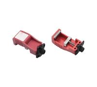 NiuLumea Interruptor eléctrico de seguridad para interruptor de circuito de motor, diámetro del orificio de bloqueo de 8,6 mm, construcción de aleación de plástico, para rojo, para interruptores de