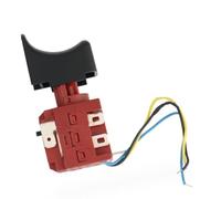 NiuLumea Interruptor reemplazable para herramientas Worx WX390, WX390.1, WX390.31, WU390.9, WX 390.9, 20V H3, pieza de repuesto de plástico rojo y metal