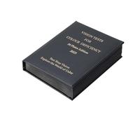 NiuLumea Ishihara Book 2025 Edition 38 placas de prueba de daltonismo libro de prueba de optometría y detección de deficiencia de visión del color