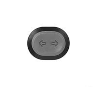 NiuLumea Juego de cubierta frontal de plástico gris y botón de señal de giro para Ninebot para MAX G2, fácil de instalar para indicadores de scooter eléctrico de pieza de repuesto