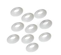 NiuLumea Juego de juntas de goma de silicona para botella Grolsch Cap Swing Top, 25 piezas, 23 x 14 mm, para botellas de bebidas abatibles, color blanco y rojo